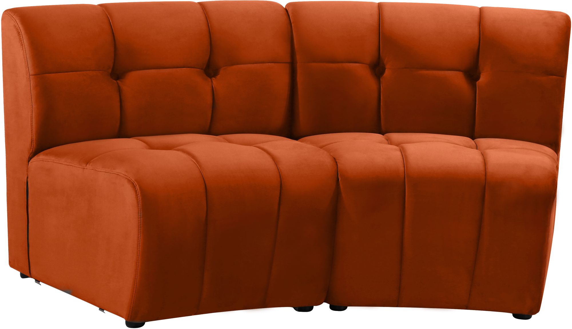 Limitless Modular Velvet Loveseat