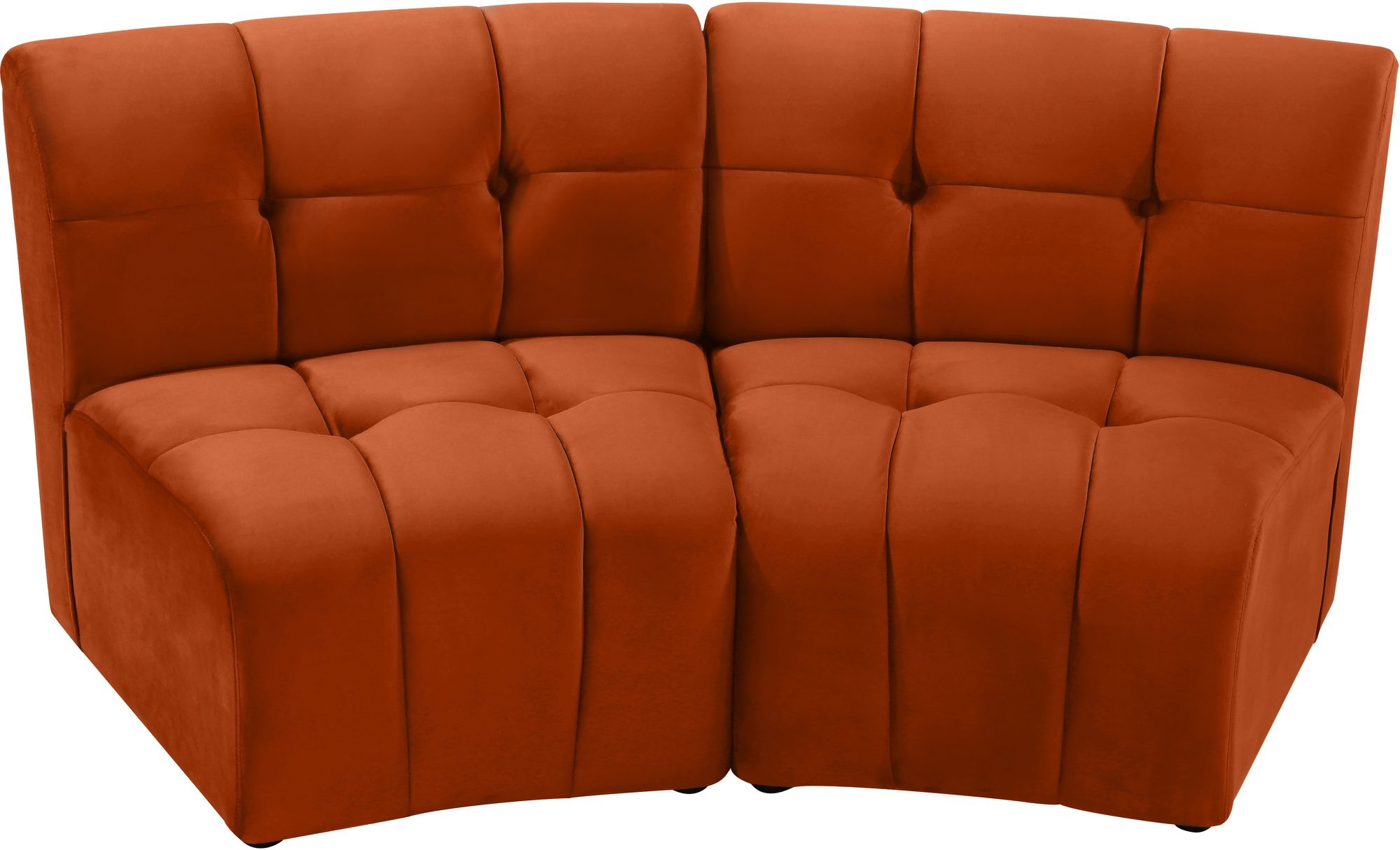 Limitless Modular Velvet Loveseat