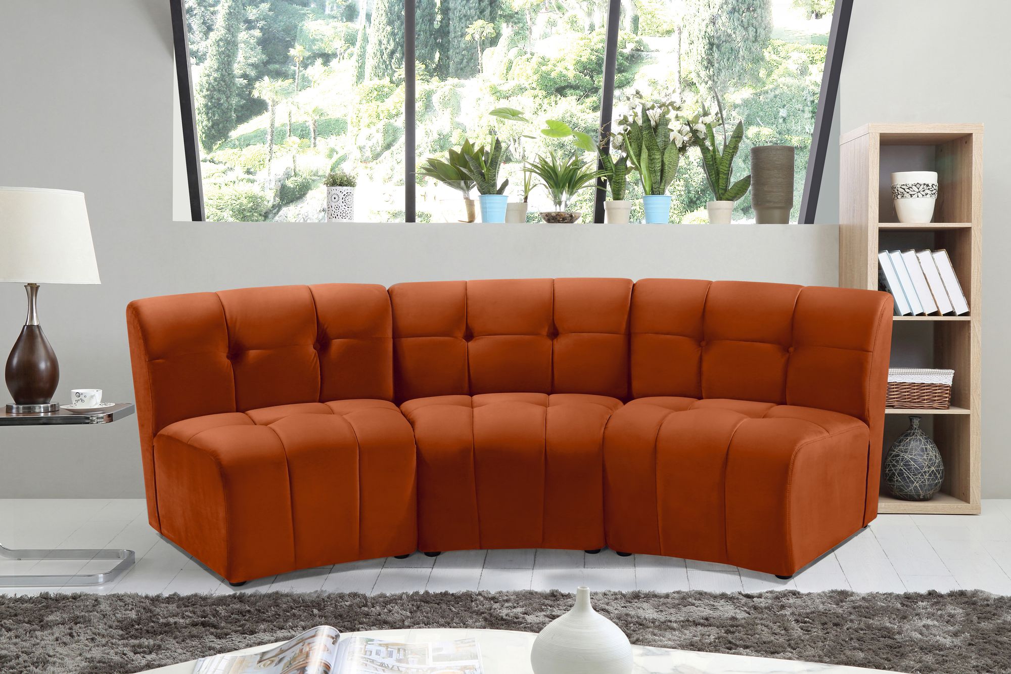 Limitless Modular Velvet Sofa
