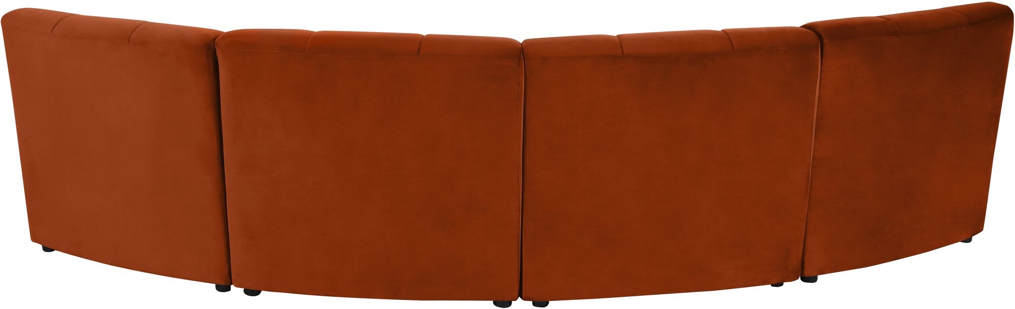 Limitless 145" 5-Piece Modular Velvet Sectional