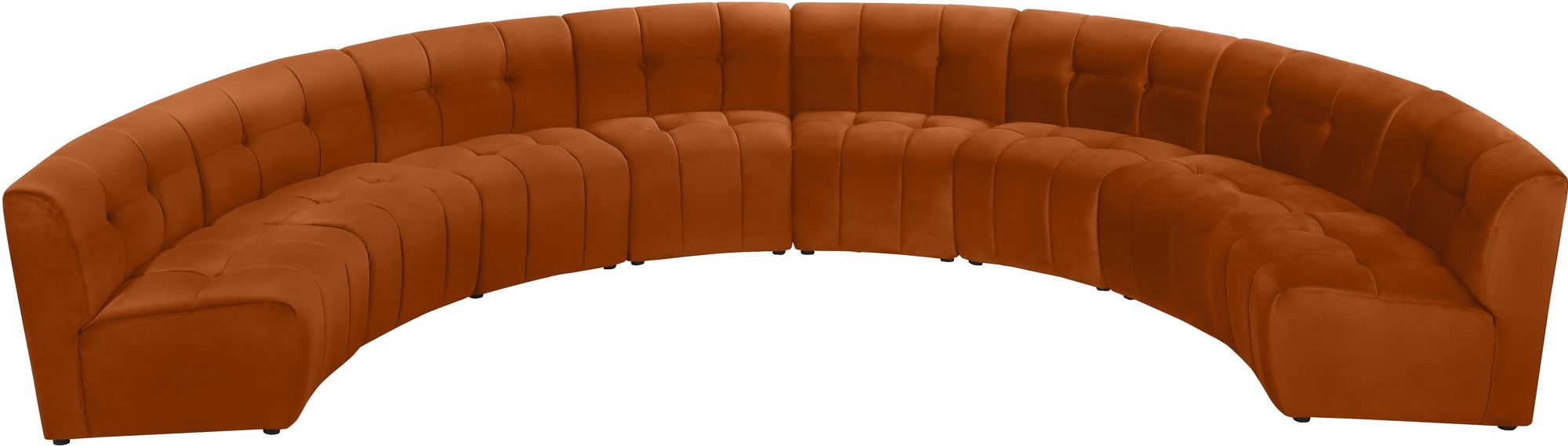 Limitless 173" 8-Piece Modular Velvet Sectional