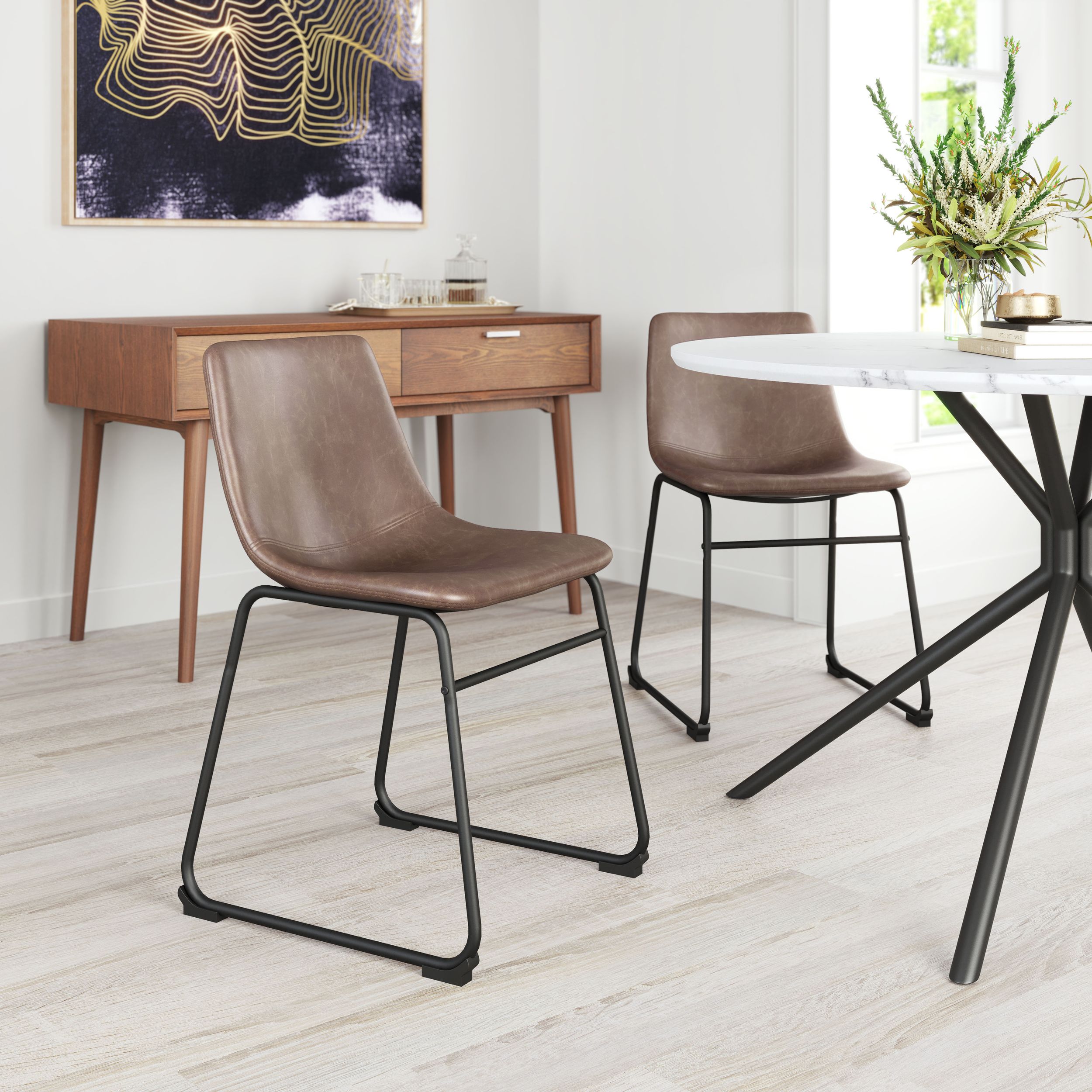 Smart Leatherette Dining Chair