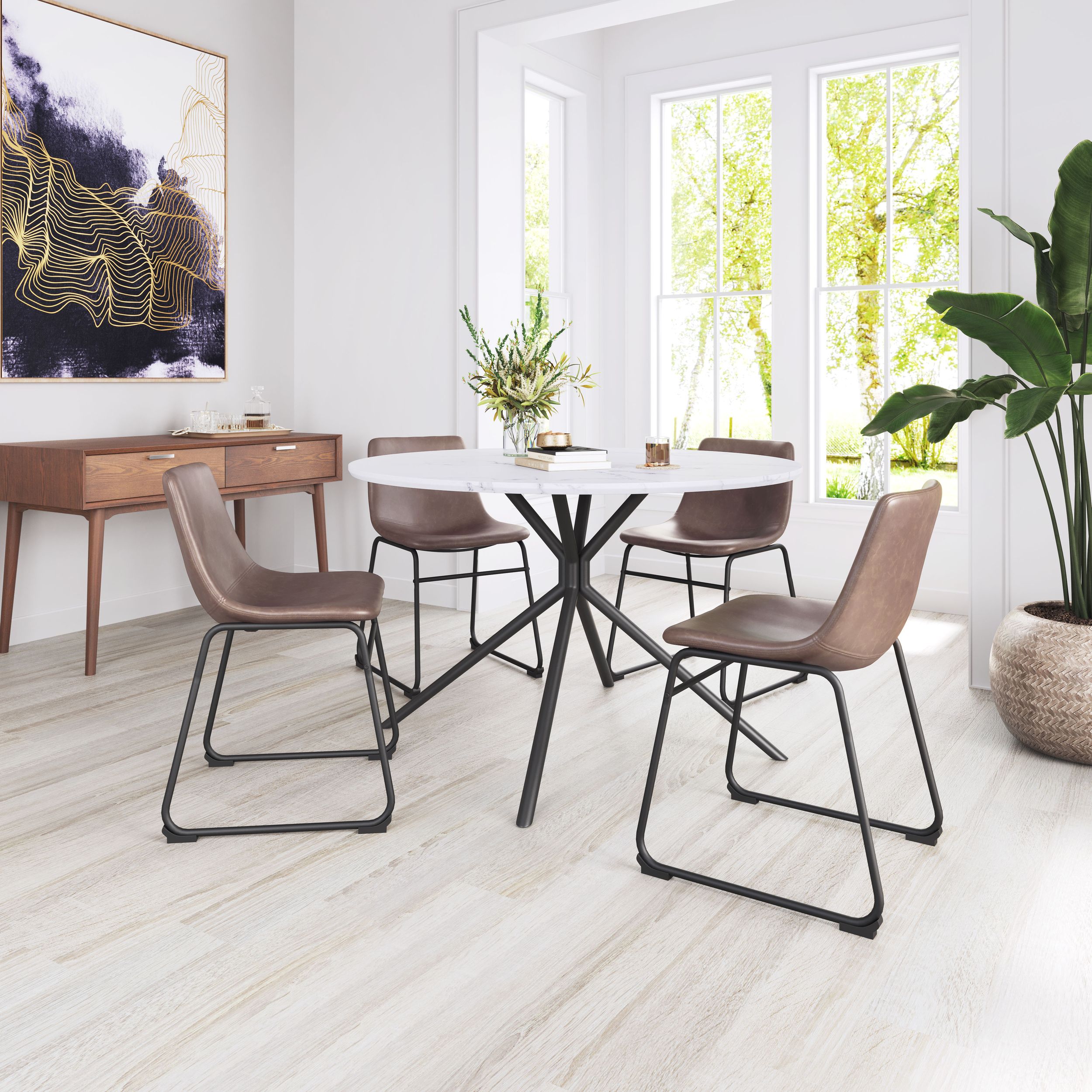 Smart Leatherette Dining Chair