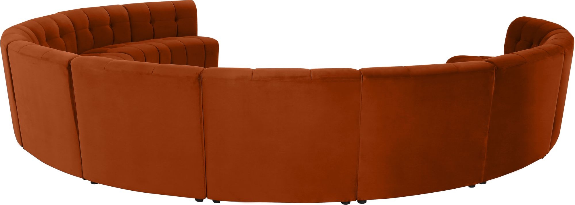 Limitless 173" 11-Piece Modular Velvet Sectional