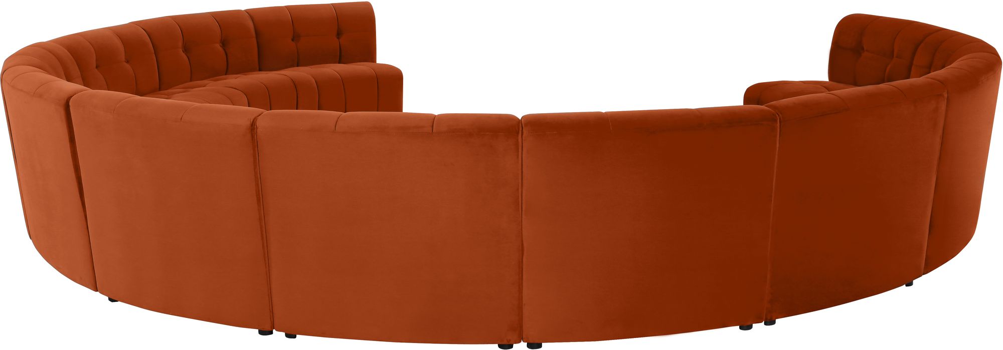 Limitless 173" 12-Piece Modular Velvet Sectional