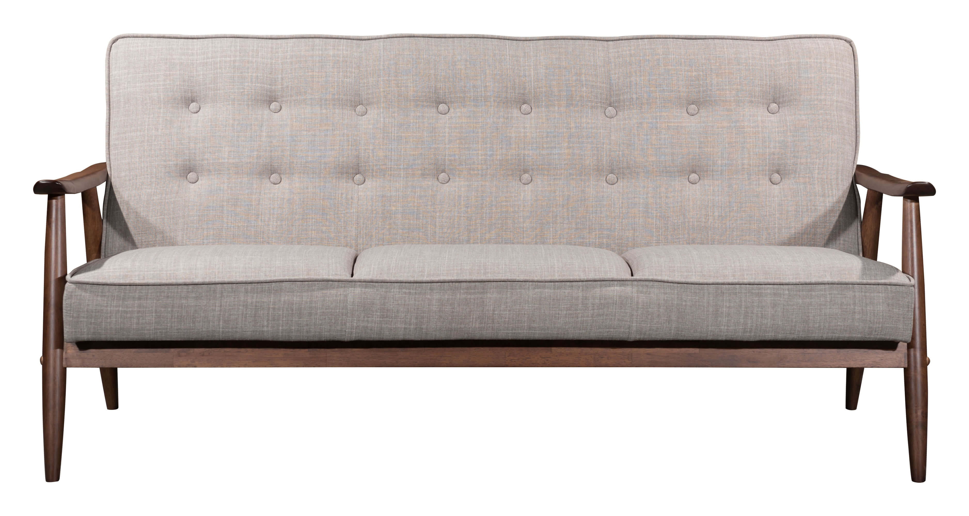 Rocky Tufted Fabric Sofa