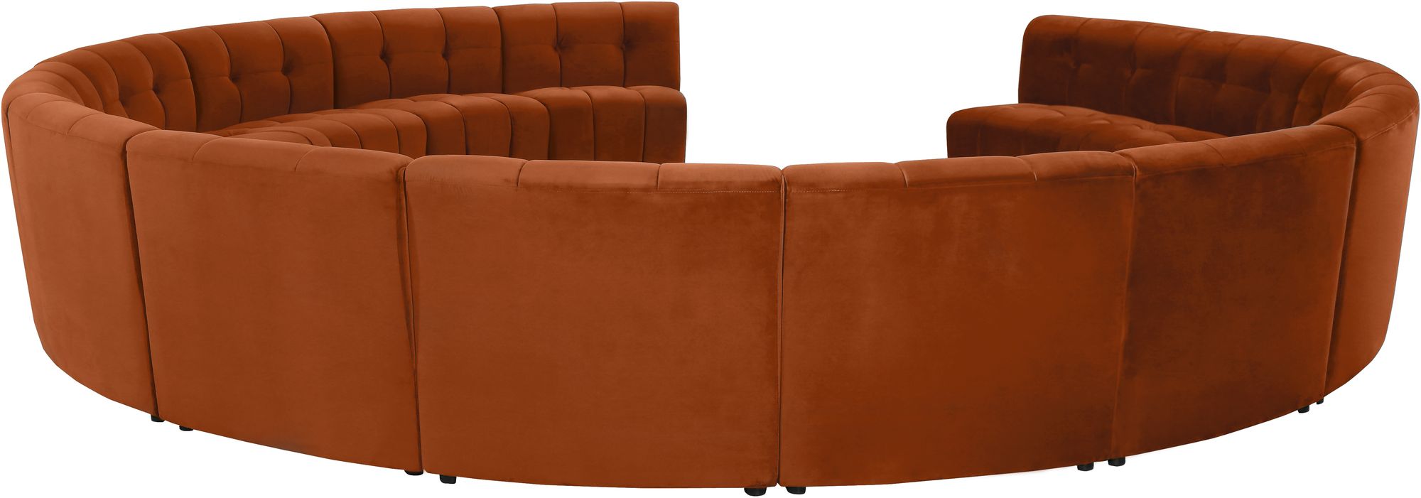 Limitless 173" 14-Piece Modular Velvet Sectional