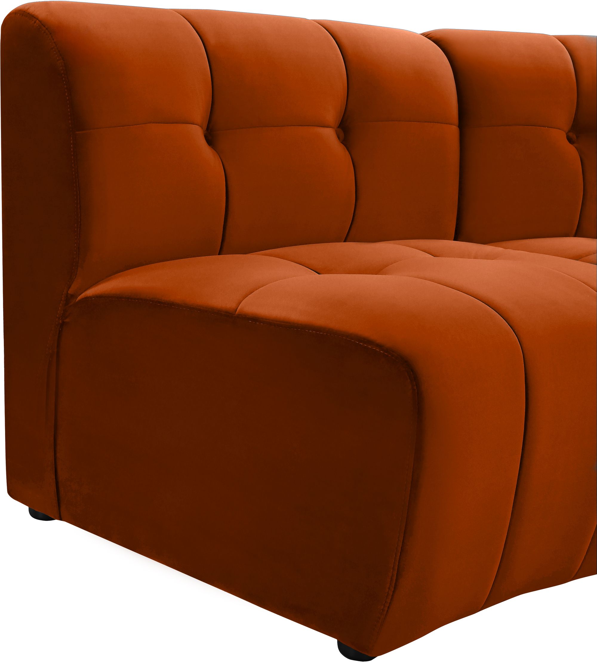 Limitless 173" 14-Piece Modular Velvet Sectional