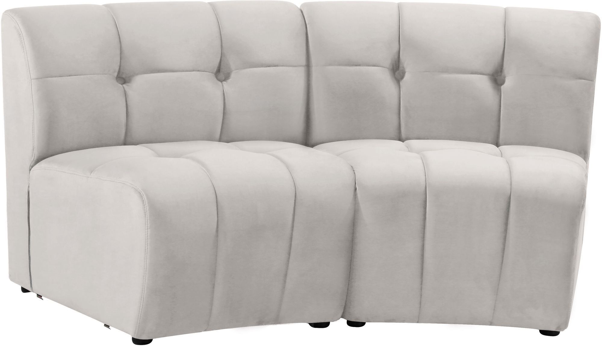 Limitless Modular Velvet Loveseat