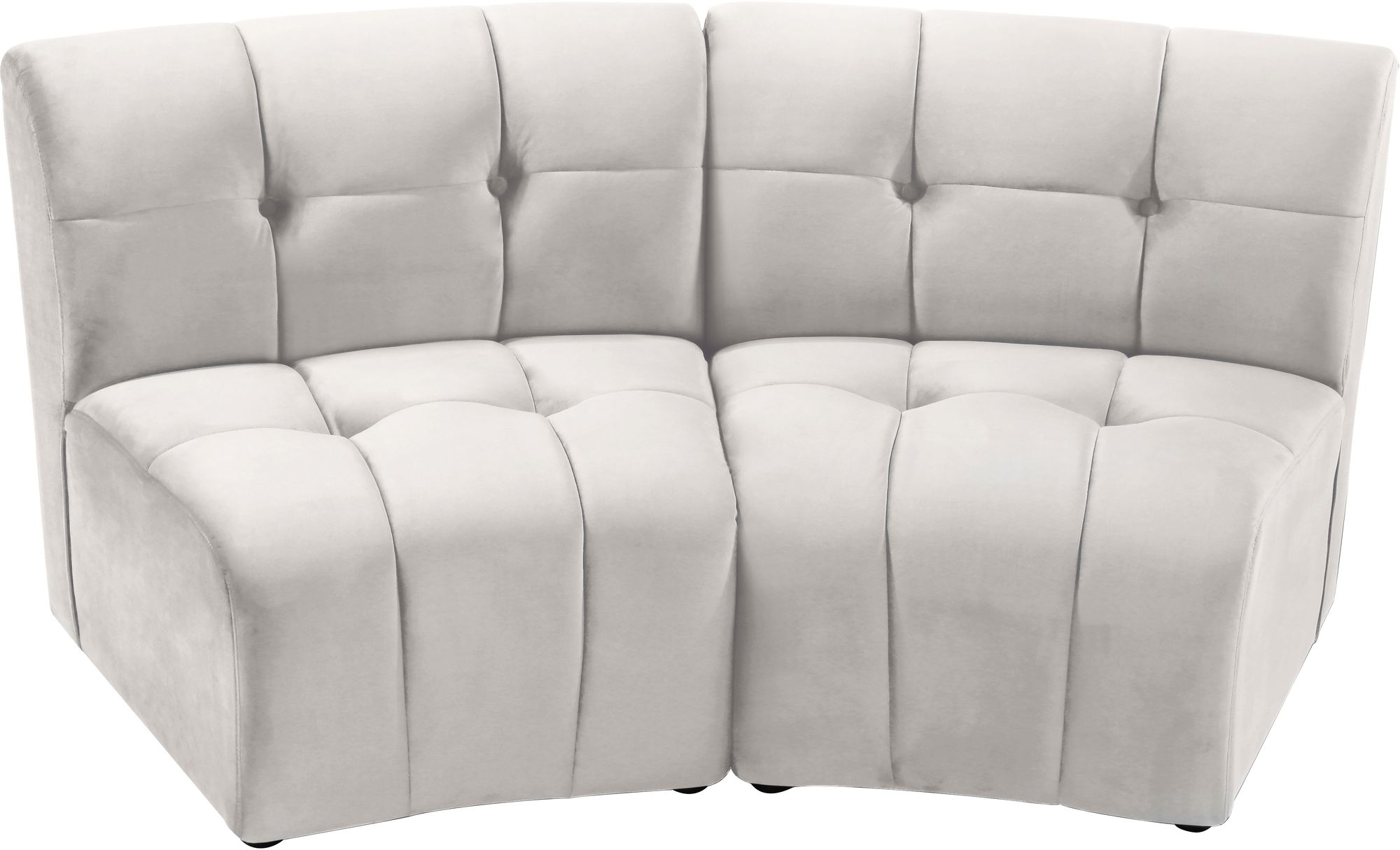 Limitless Modular Velvet Loveseat