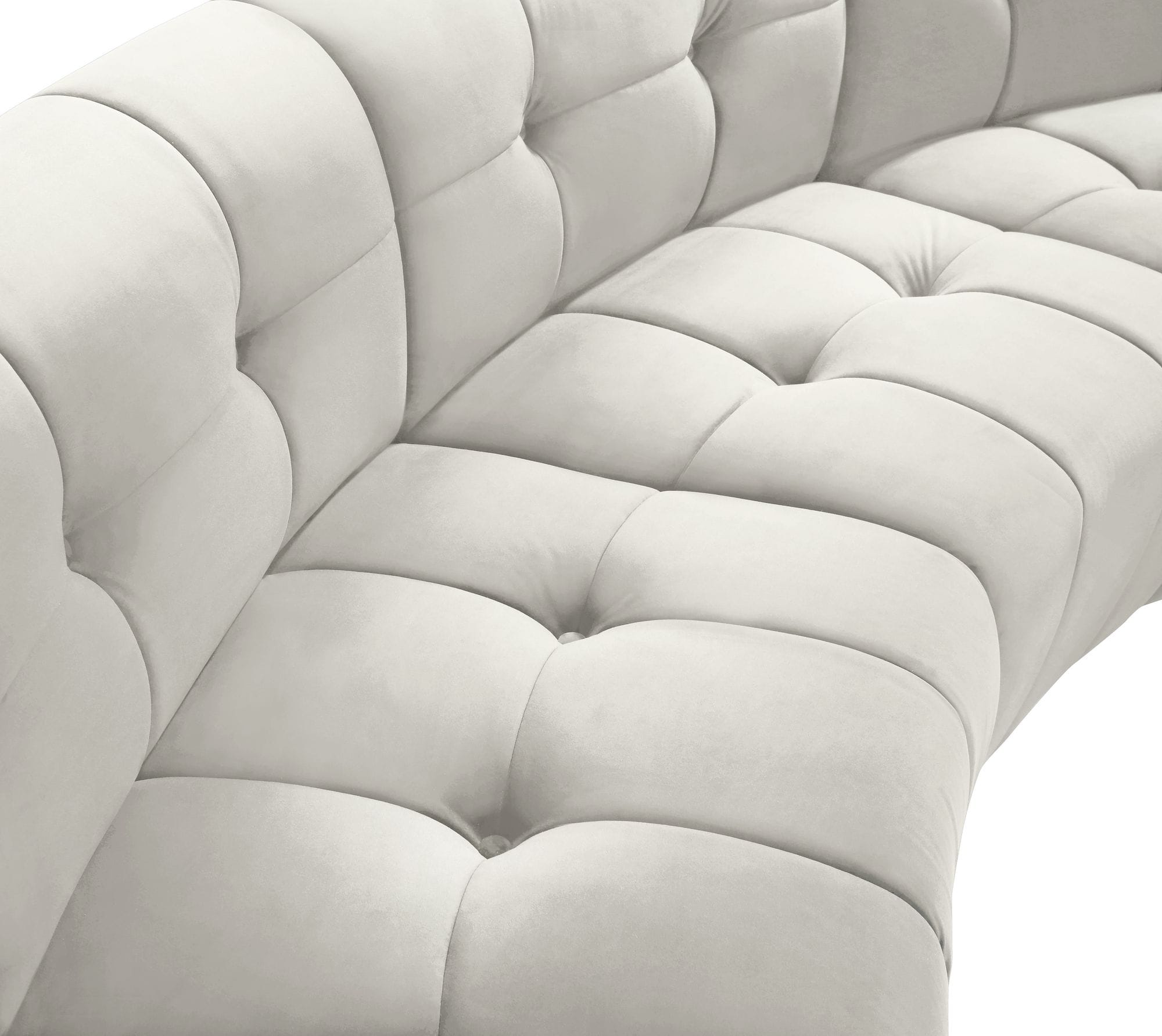 Limitless Modular Velvet Loveseat