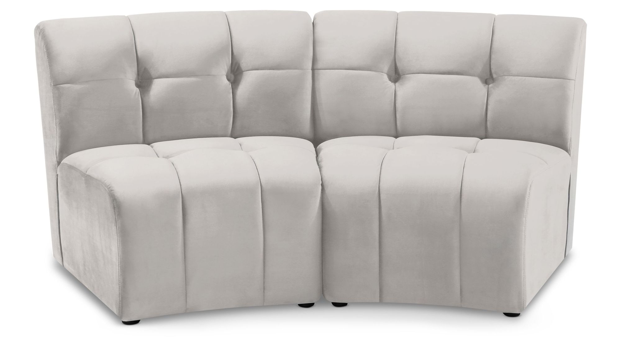 Limitless Modular Velvet Loveseat