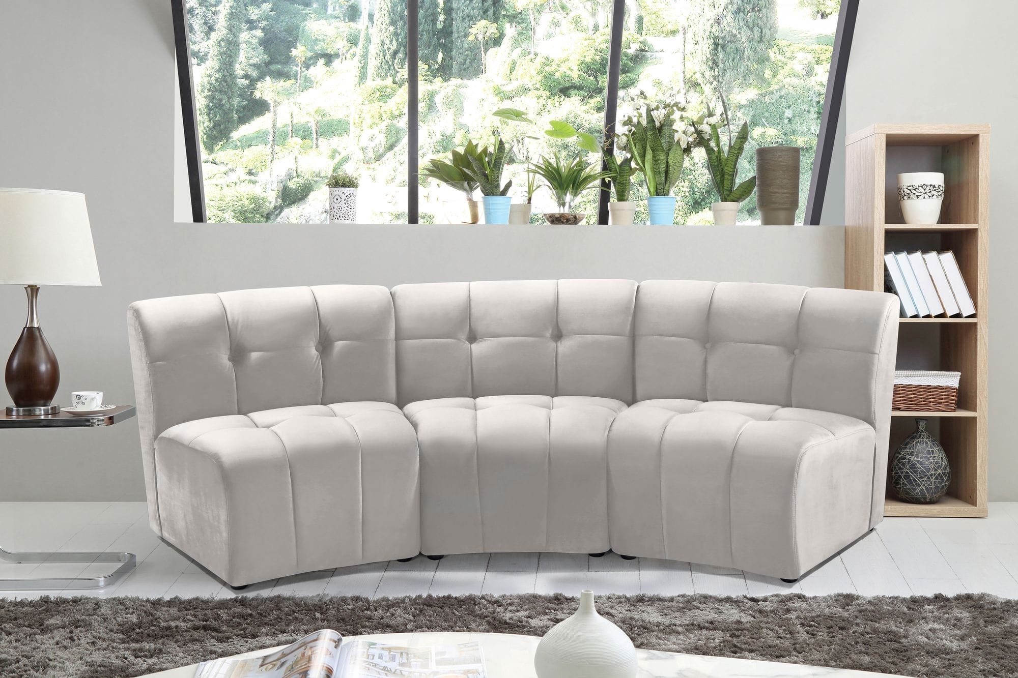 Limitless Modular Velvet Sofa