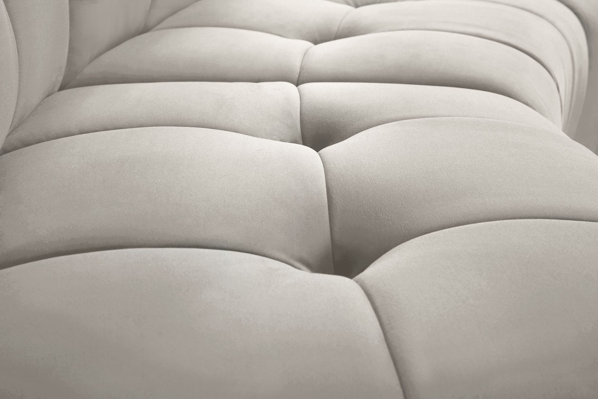 Limitless 123" 4-Piece Modular Velvet Sectional