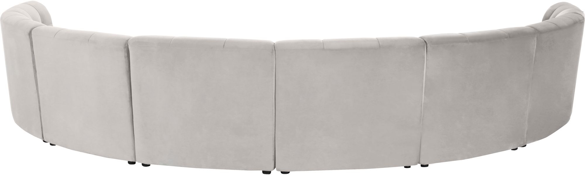 Limitless 173" 8-Piece Modular Velvet Sectional