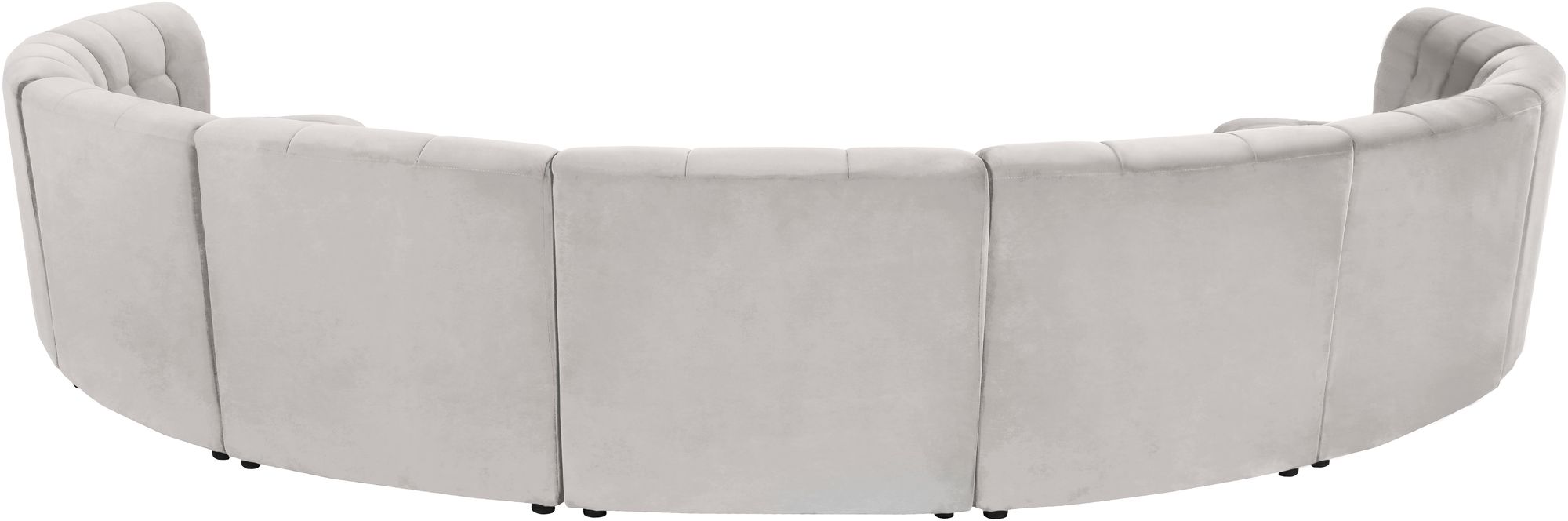 Limitless 173" 9-Piece Modular Velvet Sectional