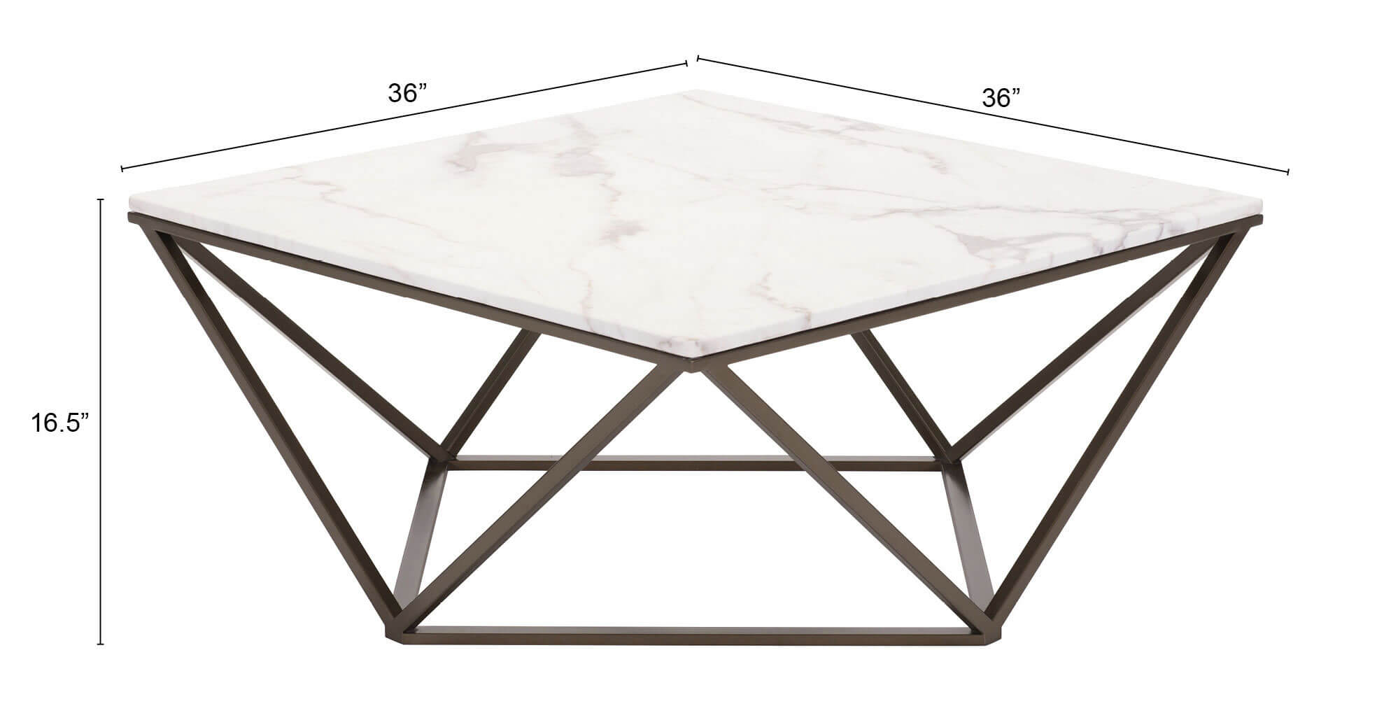 Tintern Faux Marble Coffee Table