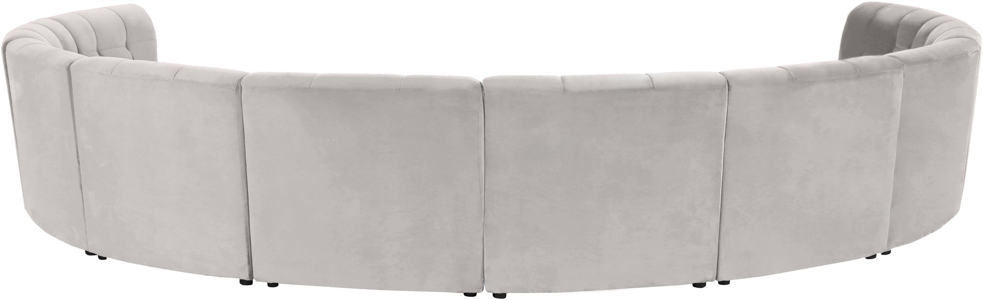 Limitless 173" 10-Piece Modular Velvet Sectional