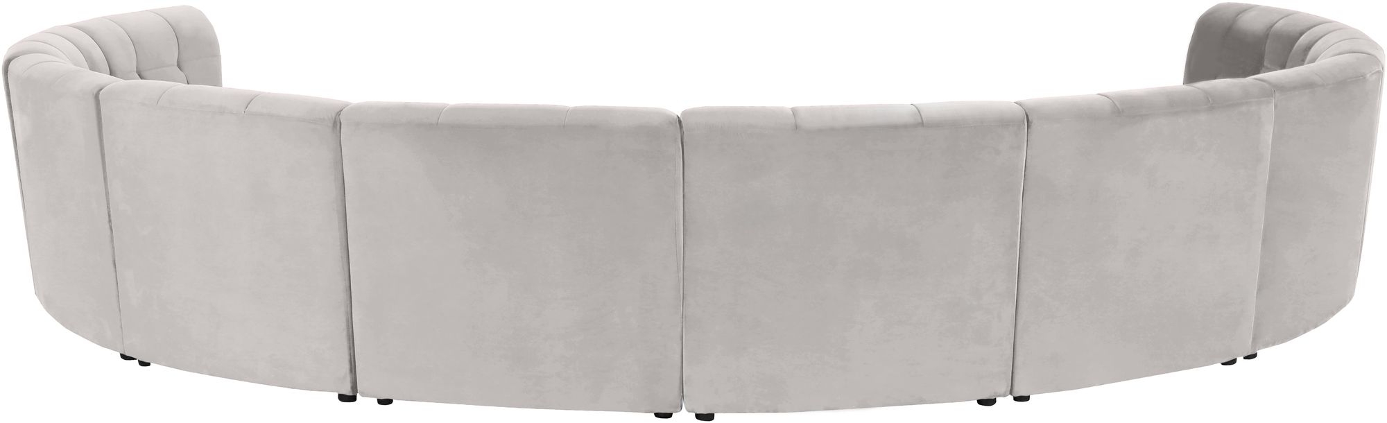 Limitless 173" 10-Piece Modular Velvet Sectional