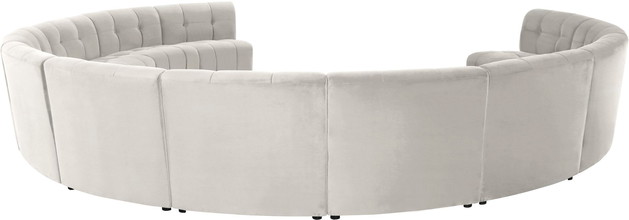 Limitless 173" 12-Piece Modular Velvet Sectional