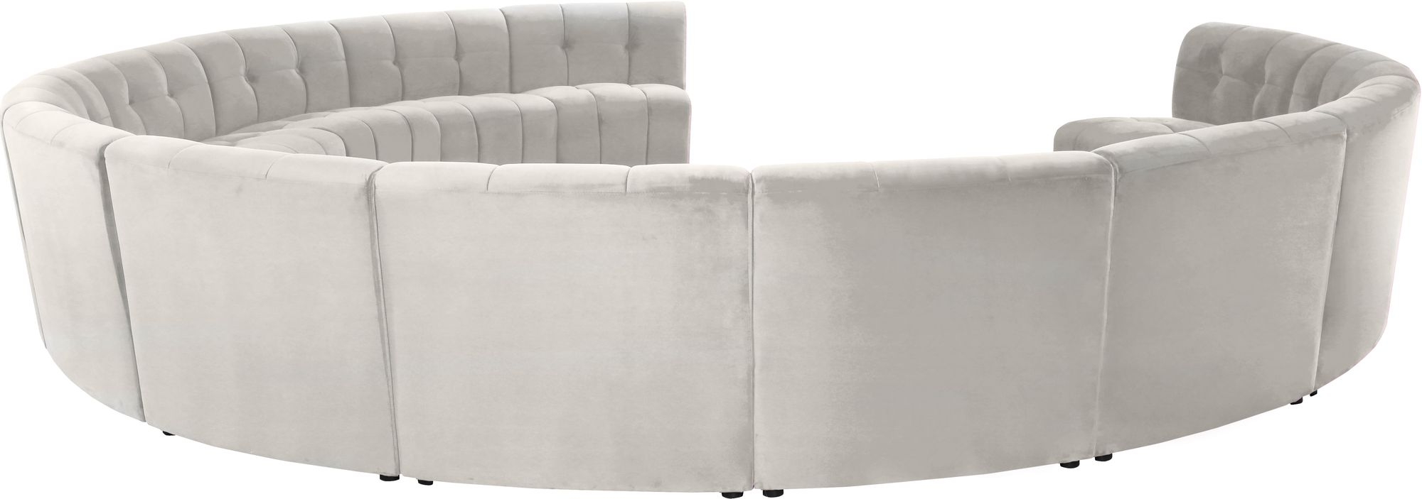 Limitless 173" 13-Piece Modular Velvet Sectional