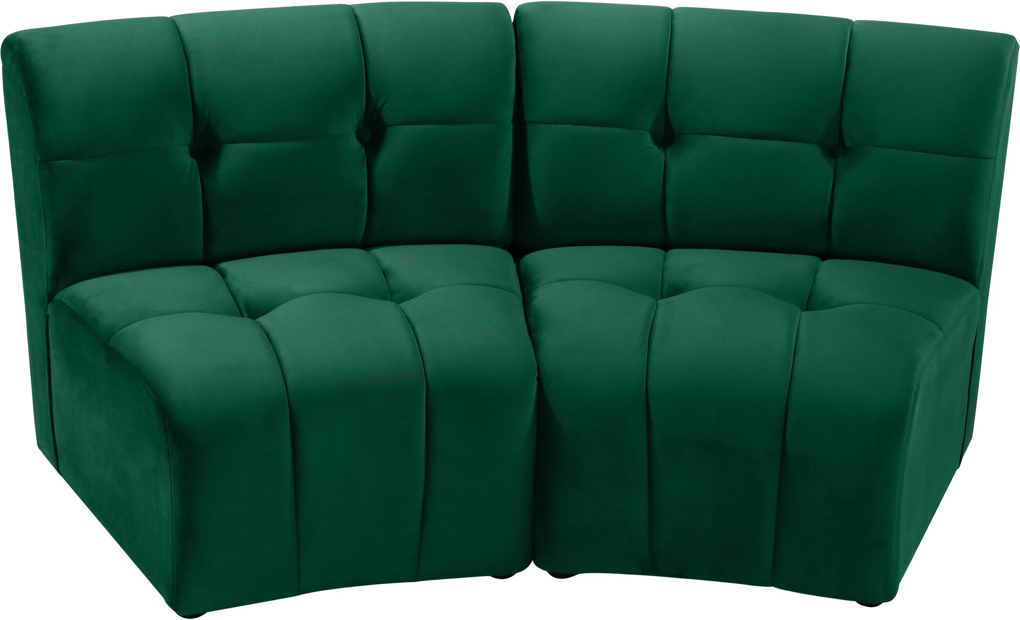 Limitless Modular Velvet Loveseat