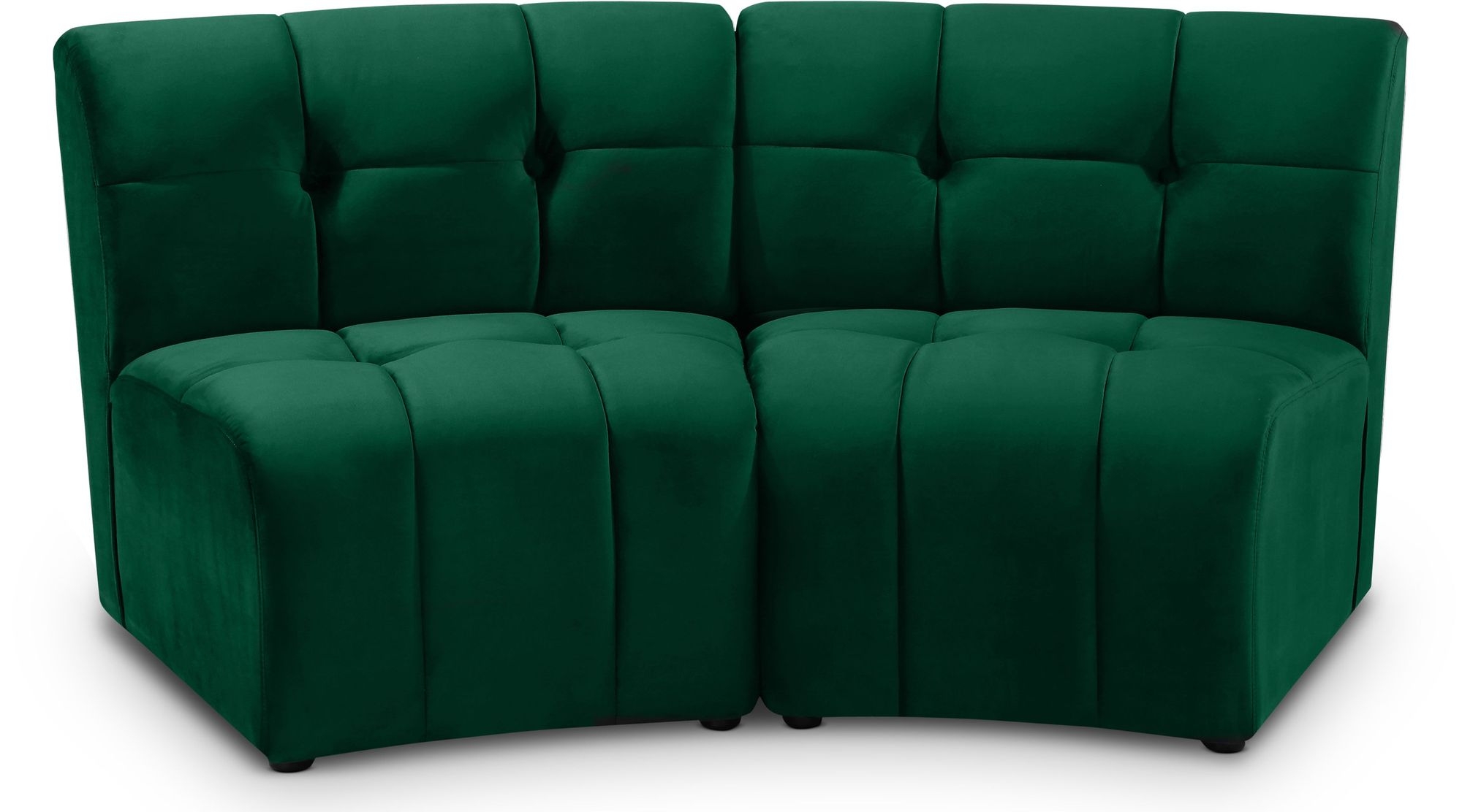 Limitless Modular Velvet Loveseat