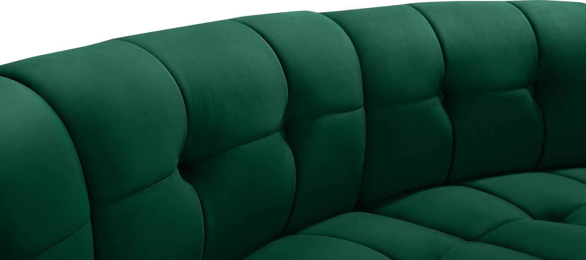 Limitless 145" 5-Piece Modular Velvet Sectional