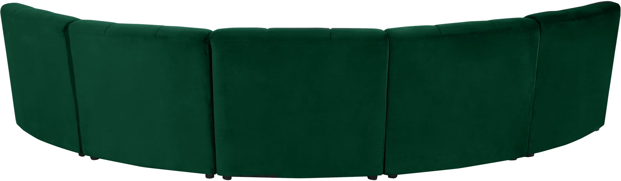 Limitless 145" 5-Piece Modular Velvet Sectional