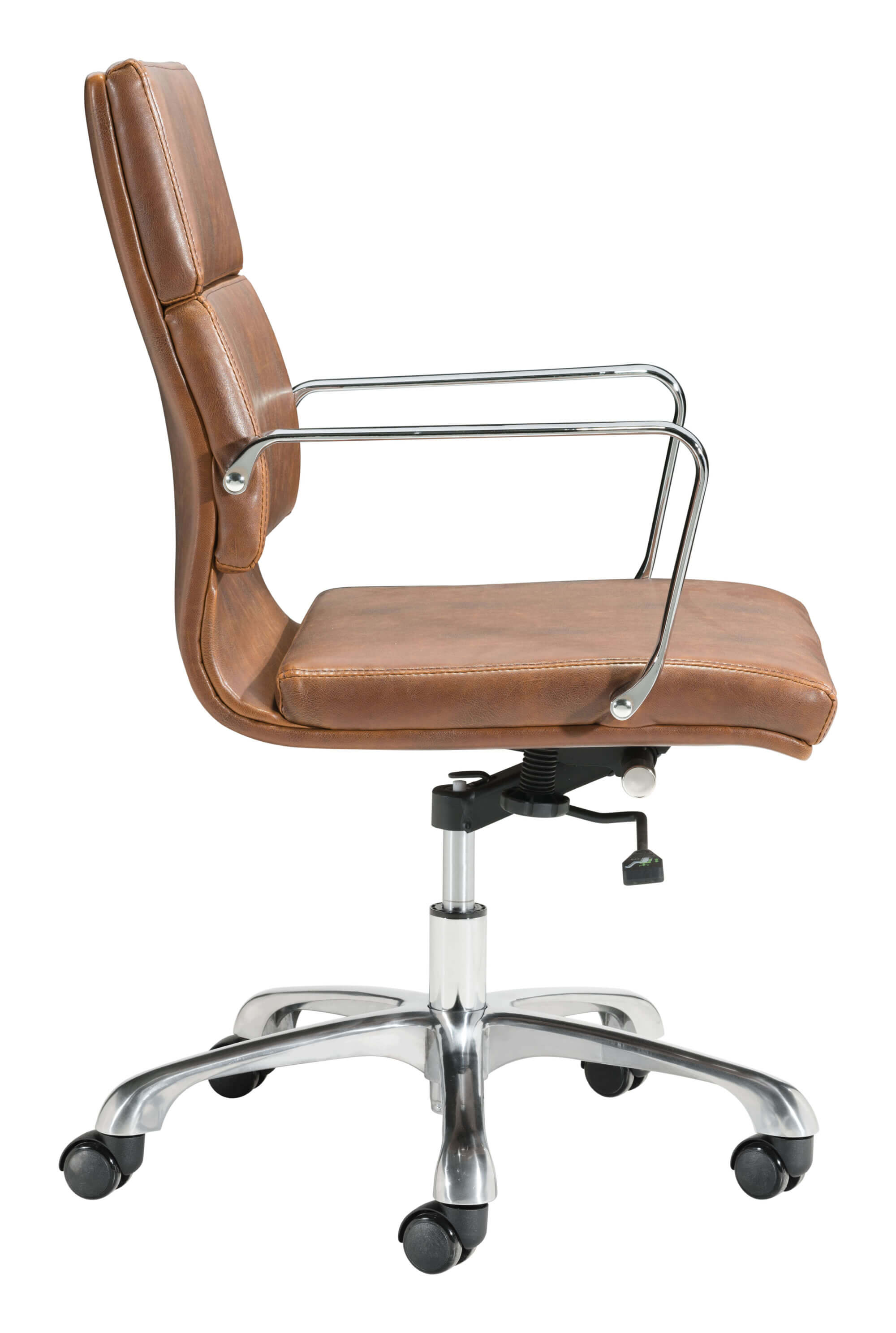 Ithaca Leatherette Adjustable Height Swivel Office Chair