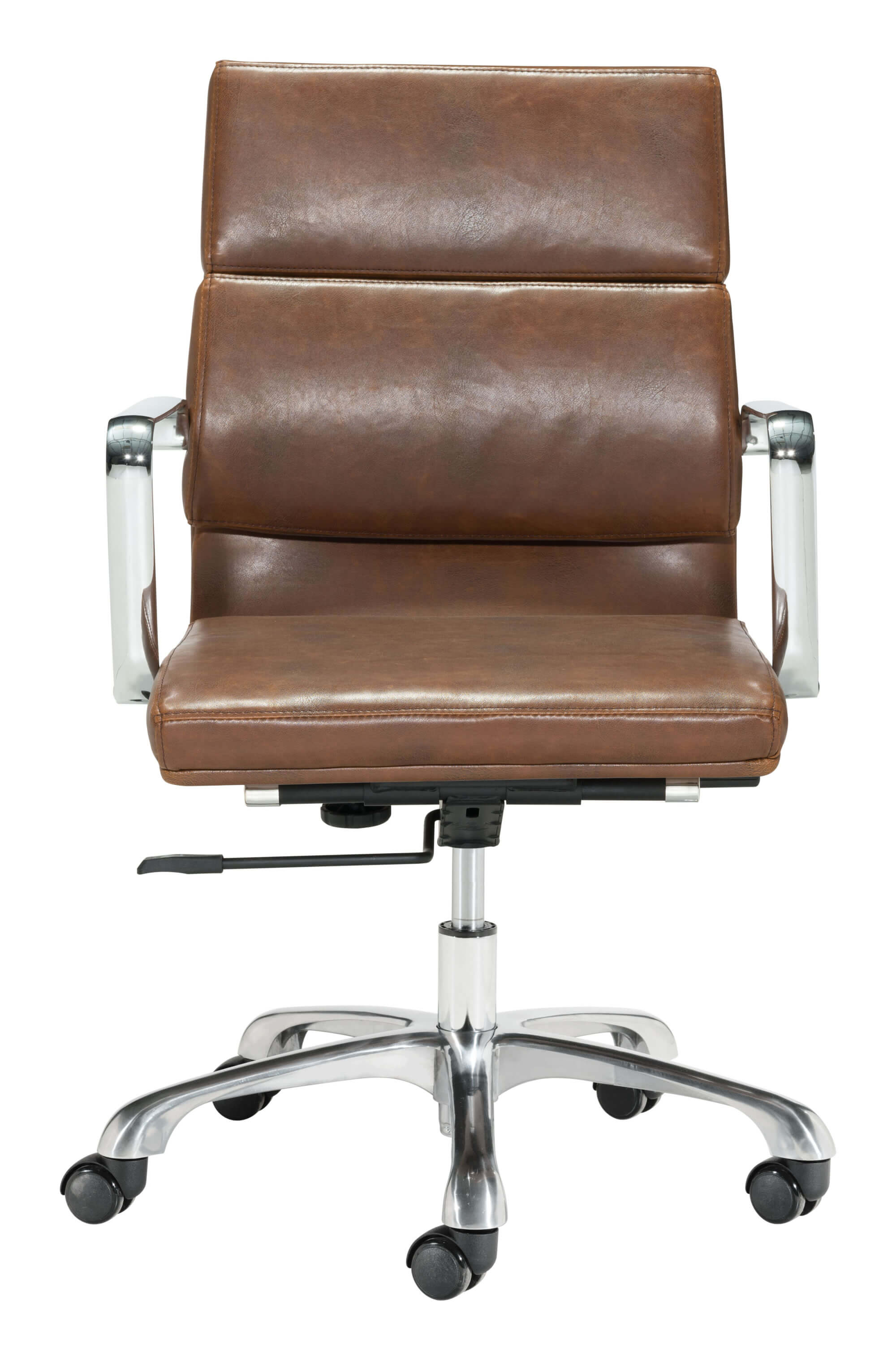 Ithaca Leatherette Adjustable Height Swivel Office Chair