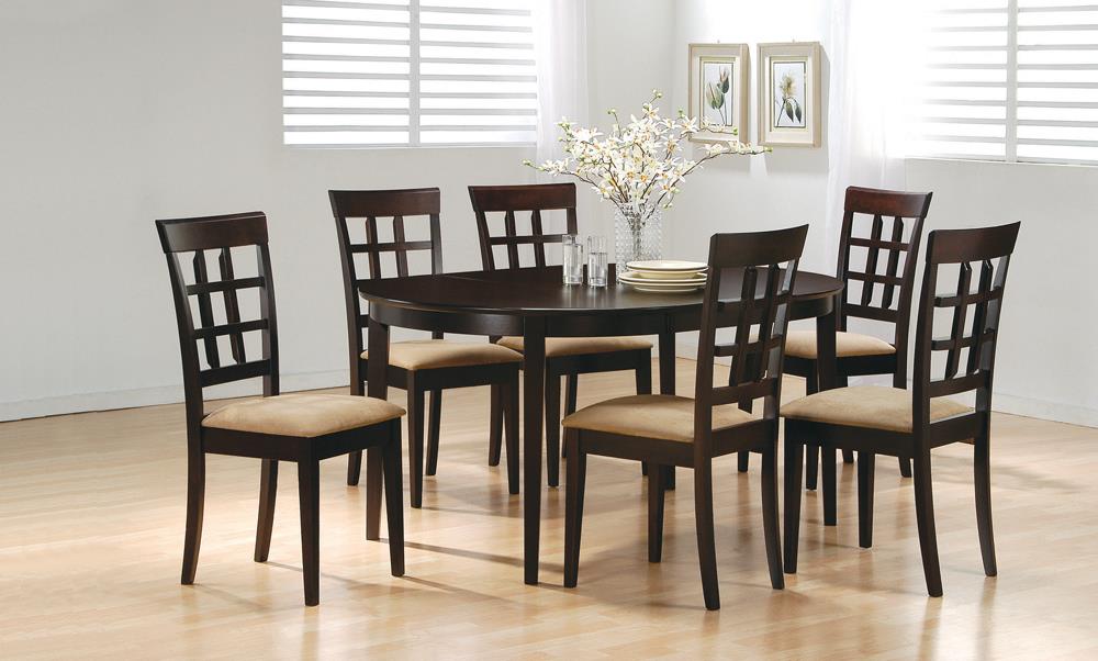 Gabriel Microfiber Lattice Back Side Chair