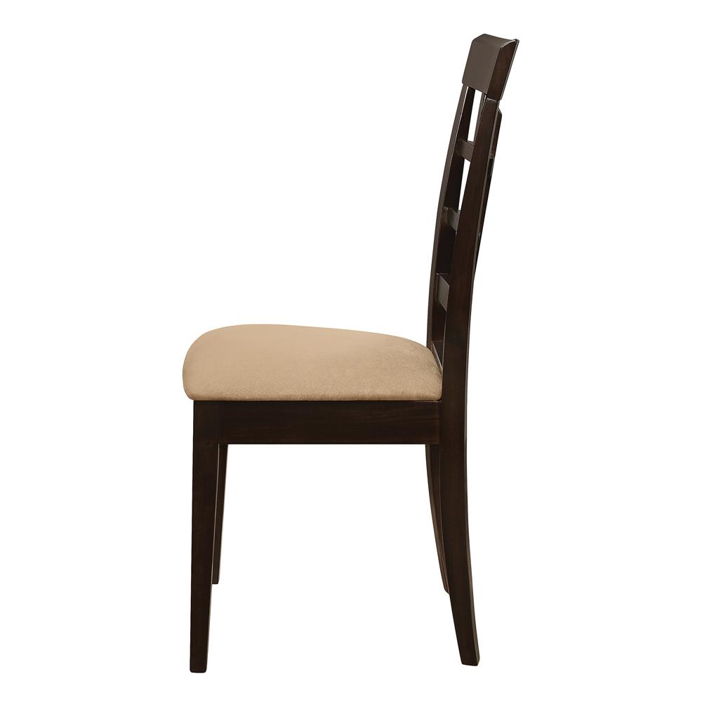 Gabriel Microfiber Lattice Back Side Chair