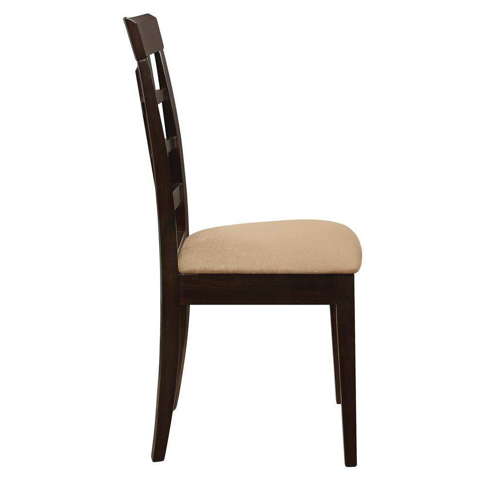Gabriel Microfiber Lattice Back Side Chair