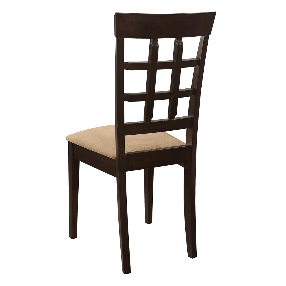 Gabriel Microfiber Lattice Back Side Chair