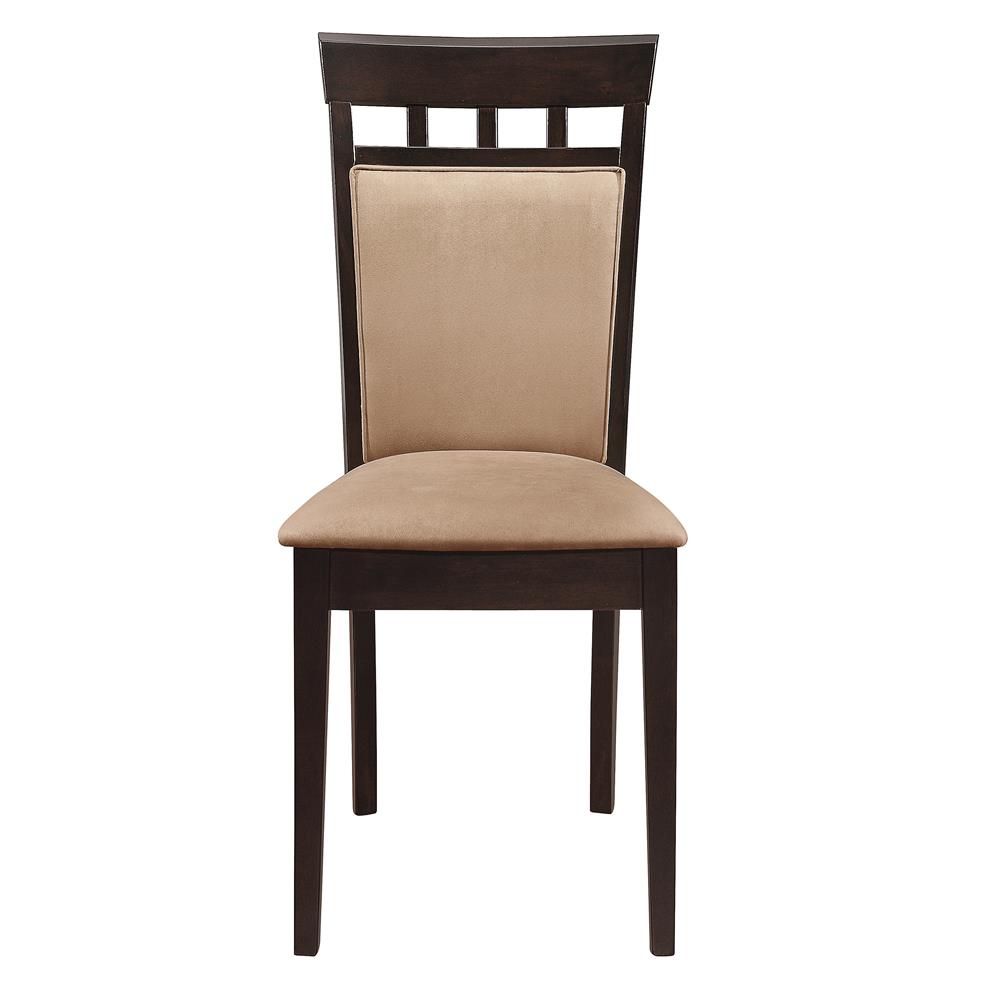Gabriel Microfiber Side Chair with Upholstered Back
