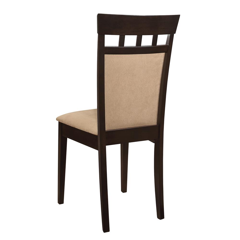 Gabriel Microfiber Side Chair with Upholstered Back