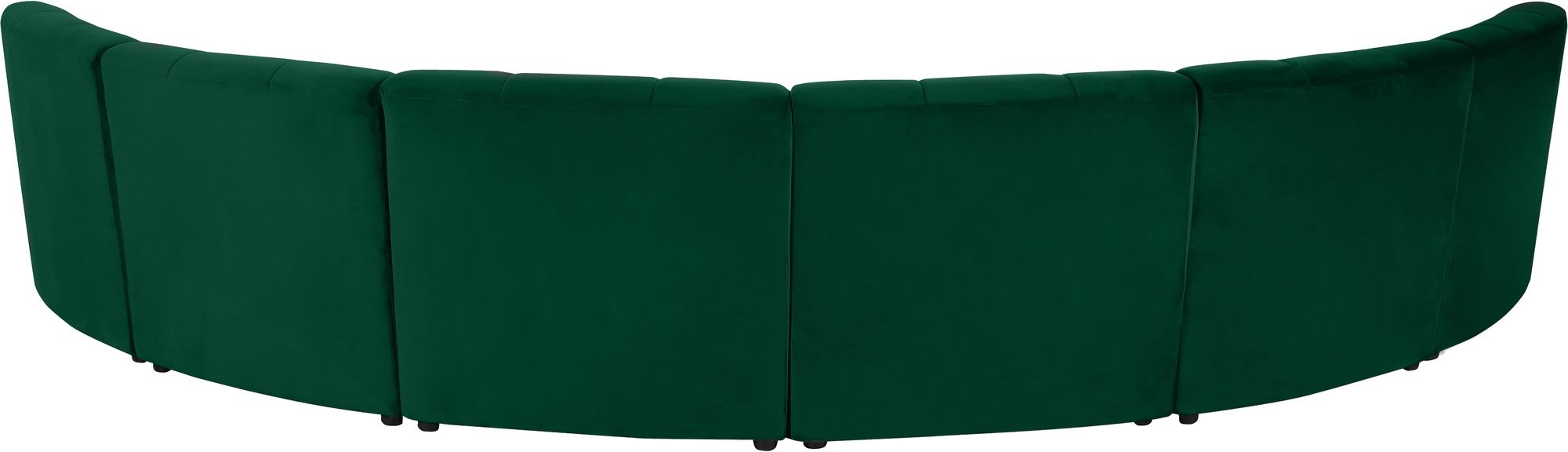 Limitless 161" 6-Piece Modular Velvet Sectional
