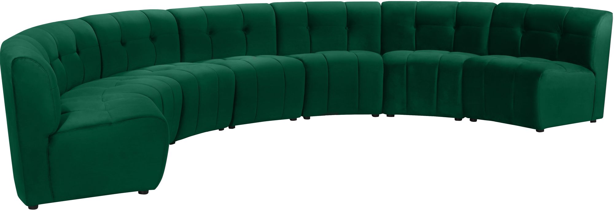 Limitless 170" 7-Piece Modular Velvet Sectional