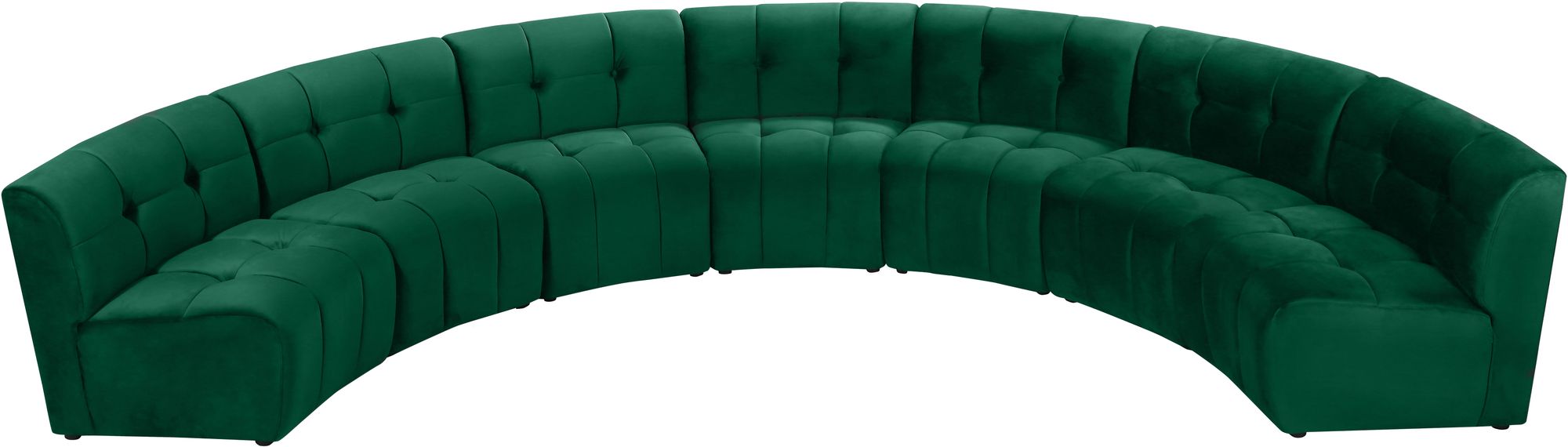 Limitless 170" 7-Piece Modular Velvet Sectional