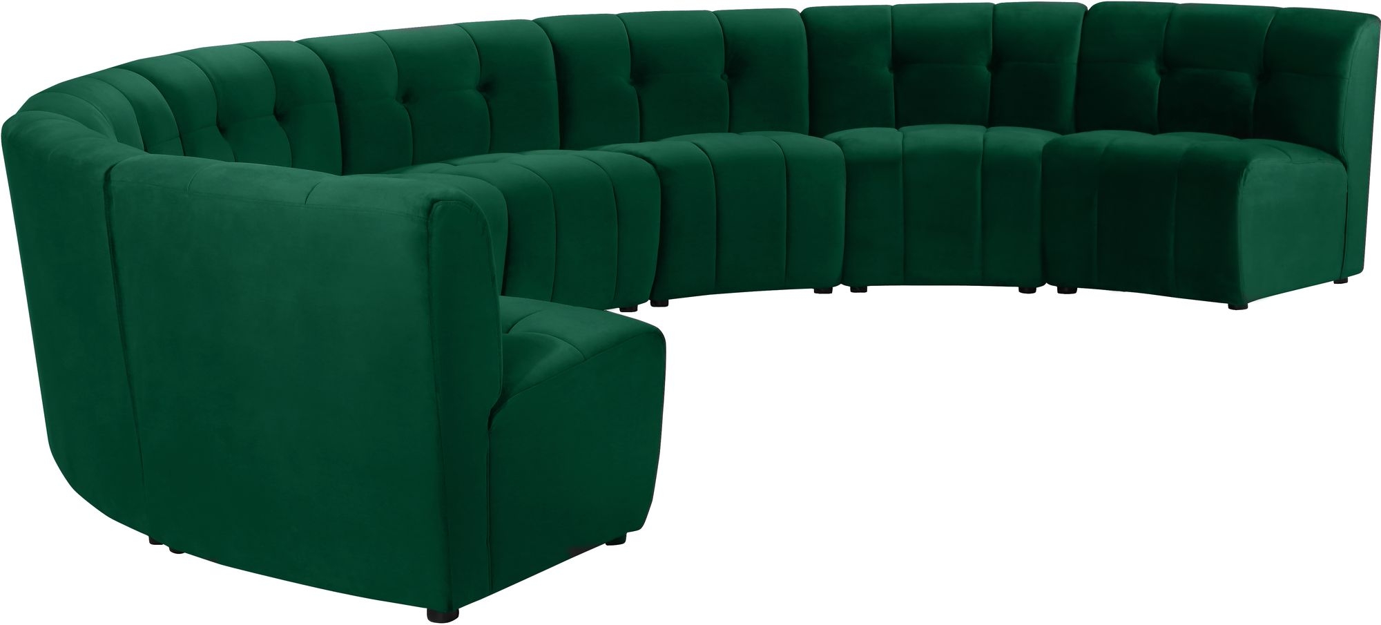 Limitless 173" 8-Piece Modular Velvet Sectional