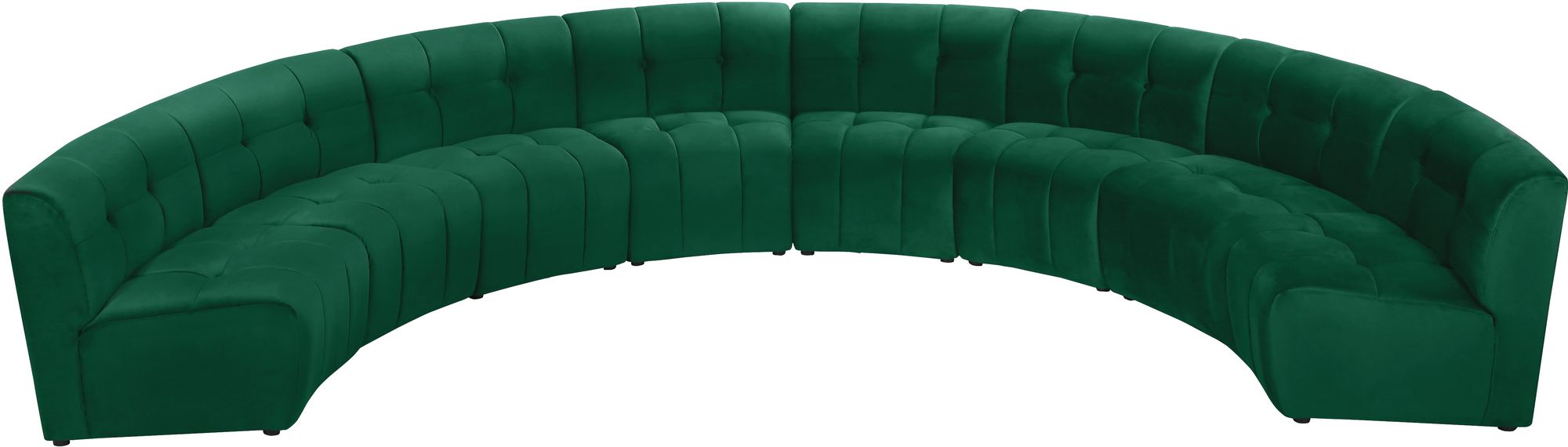Limitless 173" 8-Piece Modular Velvet Sectional