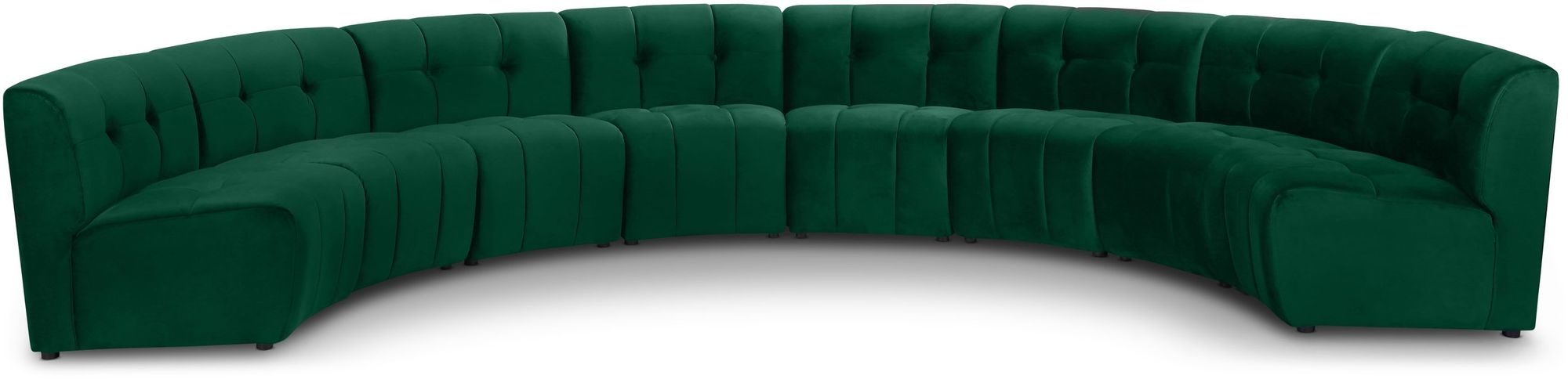 Limitless 173" 8-Piece Modular Velvet Sectional