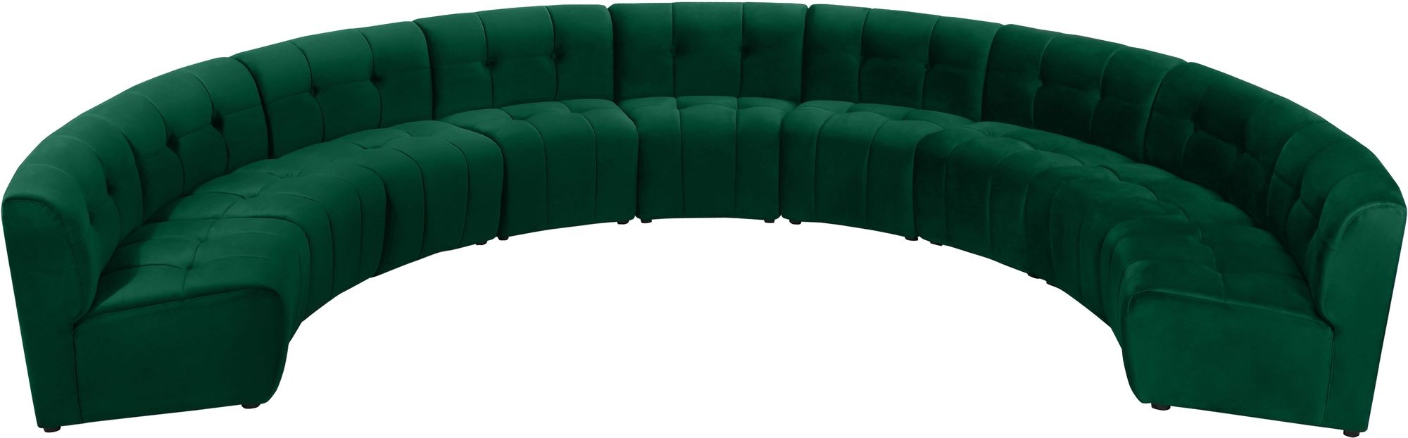Limitless 173" 9-Piece Modular Velvet Sectional