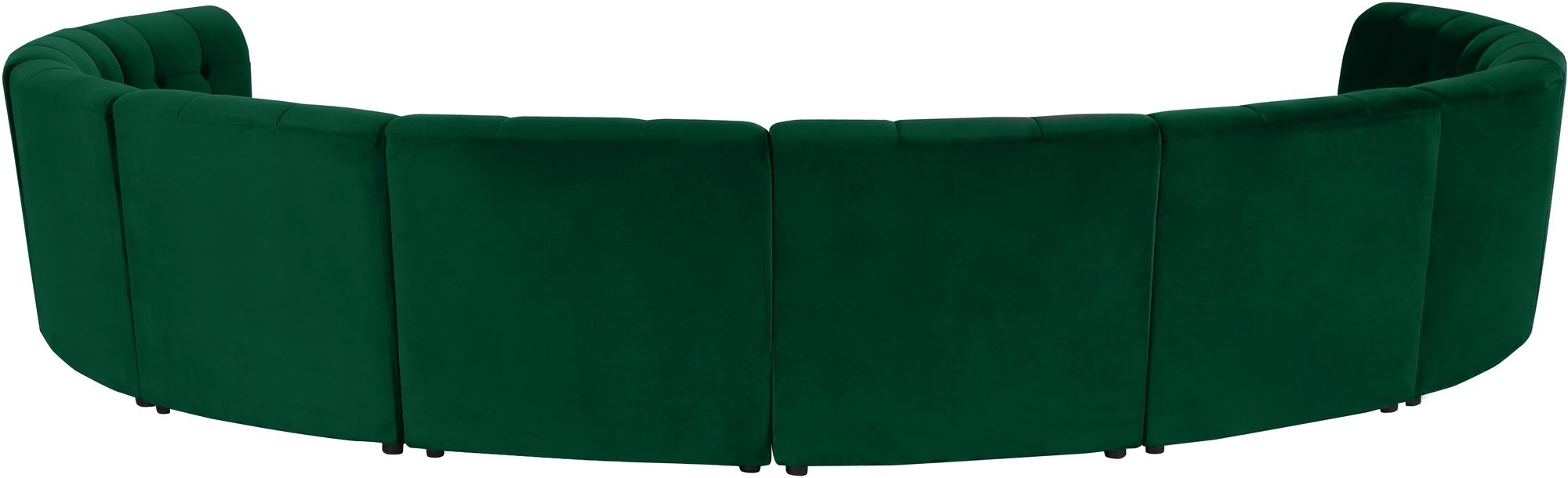 Limitless 173" 10-Piece Modular Velvet Sectional