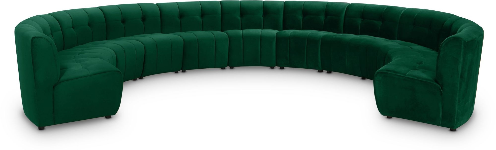 Limitless 173" 11-Piece Modular Velvet Sectional