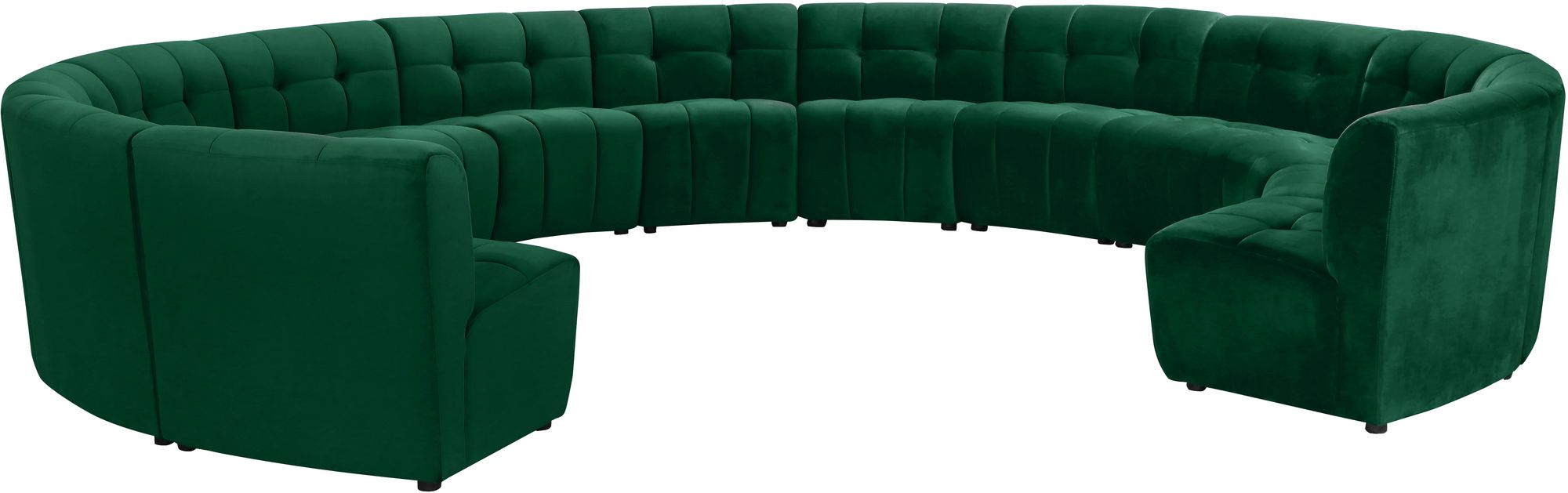 Limitless 173" 13-Piece Modular Velvet Sectional