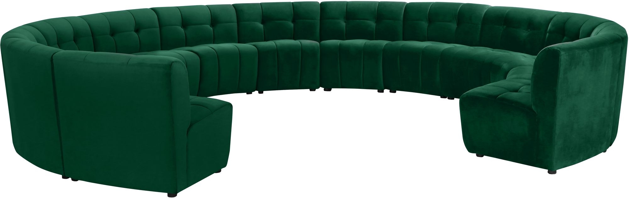 Limitless 173" 13-Piece Modular Velvet Sectional