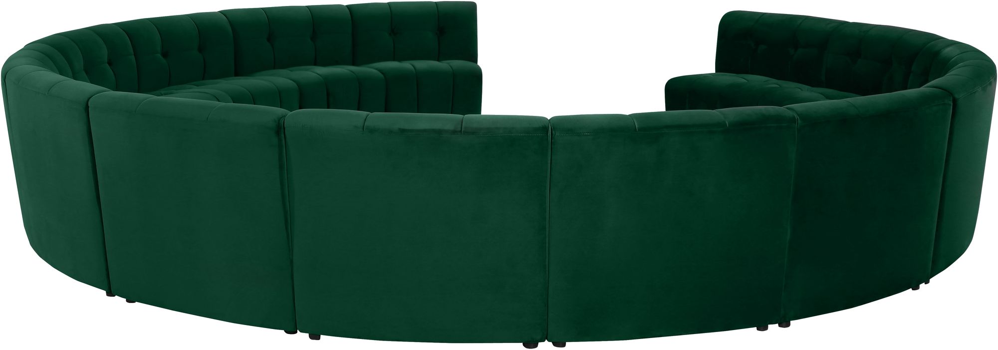 Limitless 173" 14-Piece Modular Velvet Sectional