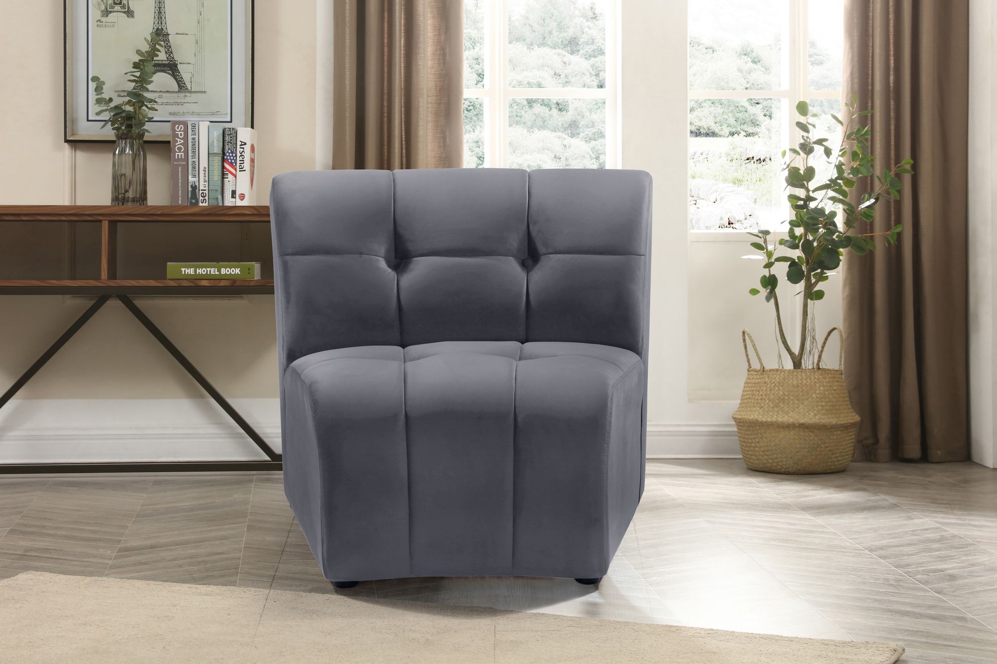 Limitless Modular Velvet Chair